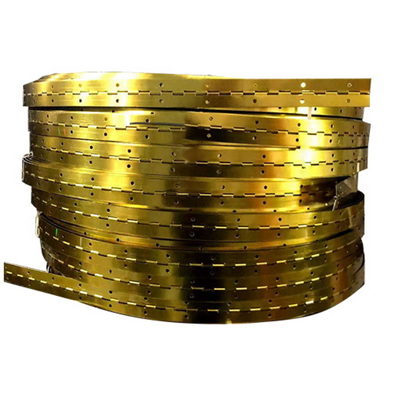 Heavy Equipment Bucket - บานพับเปียโน 3.5 ม. 138 นิ้ว บานพับสแตนเลสสีทองแบบต่อเนื่องสำหรับตู้