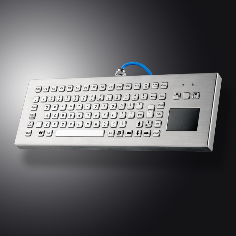 Heavy Equipment Mechanic - Heavy Duty อุตสาหกรรมสแตนเลสสตีลทัชแพดแบบบูรณาการเดสก์ท็อปแป้นพิมพ์โลหะสำหรับ Coal Mine และปิโตรเคมีอุปกรณ์