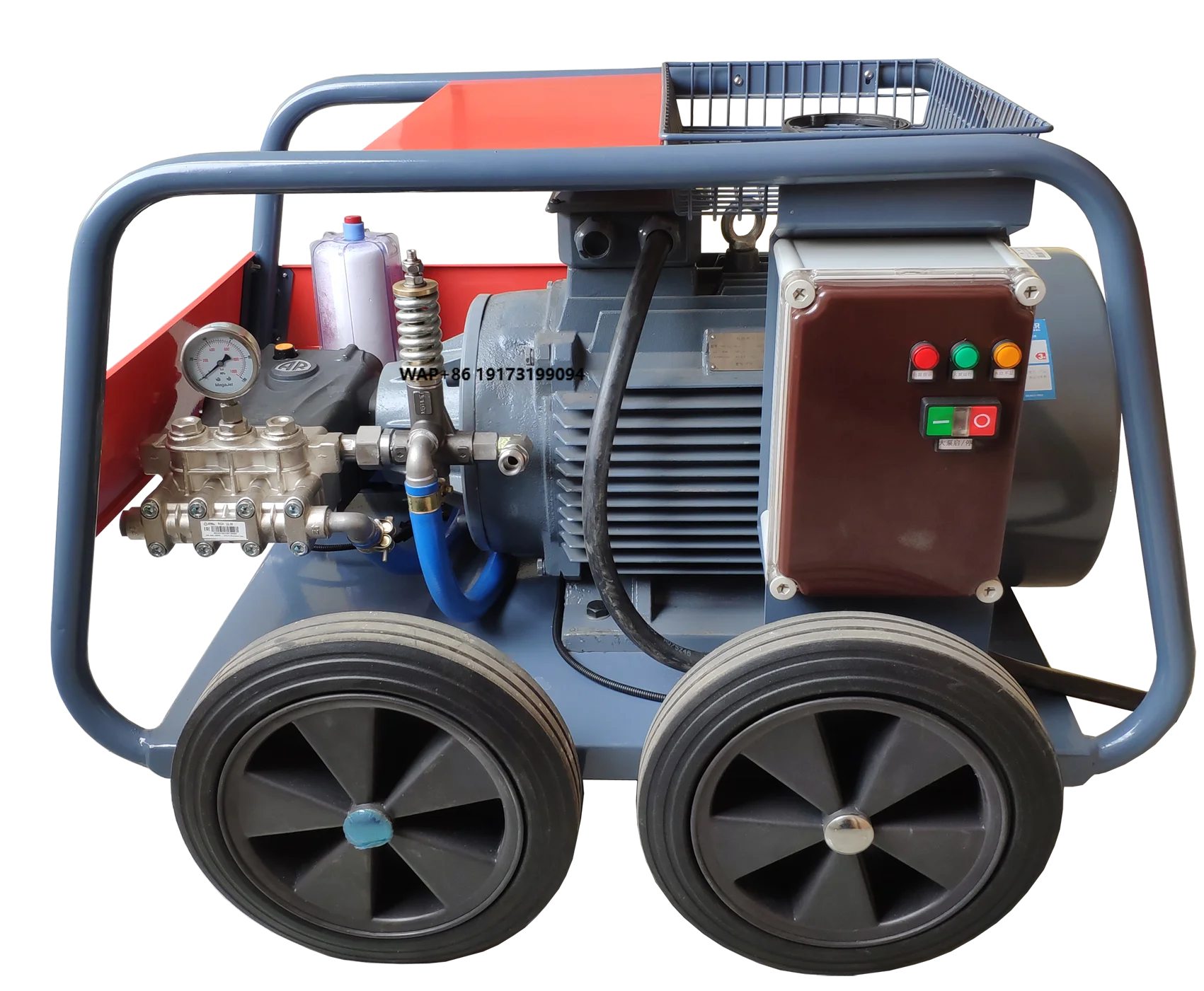 Heavy Equipment Electrical - เครื่องล้างชิ้นส่วนเครื่องยนต์อุตสาหกรรมแบบไฟฟ้าแรงดันสูง 500 บาร์ 22 ลิตร/นาที 7250