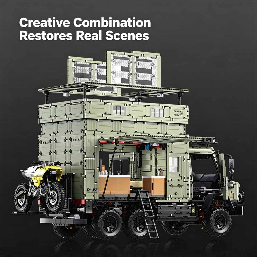 MOC 1:8 สเกล 6x6 รถบรรทุกออฟโร - Heavy Equipment Truck บทวิจารณ์และราคา