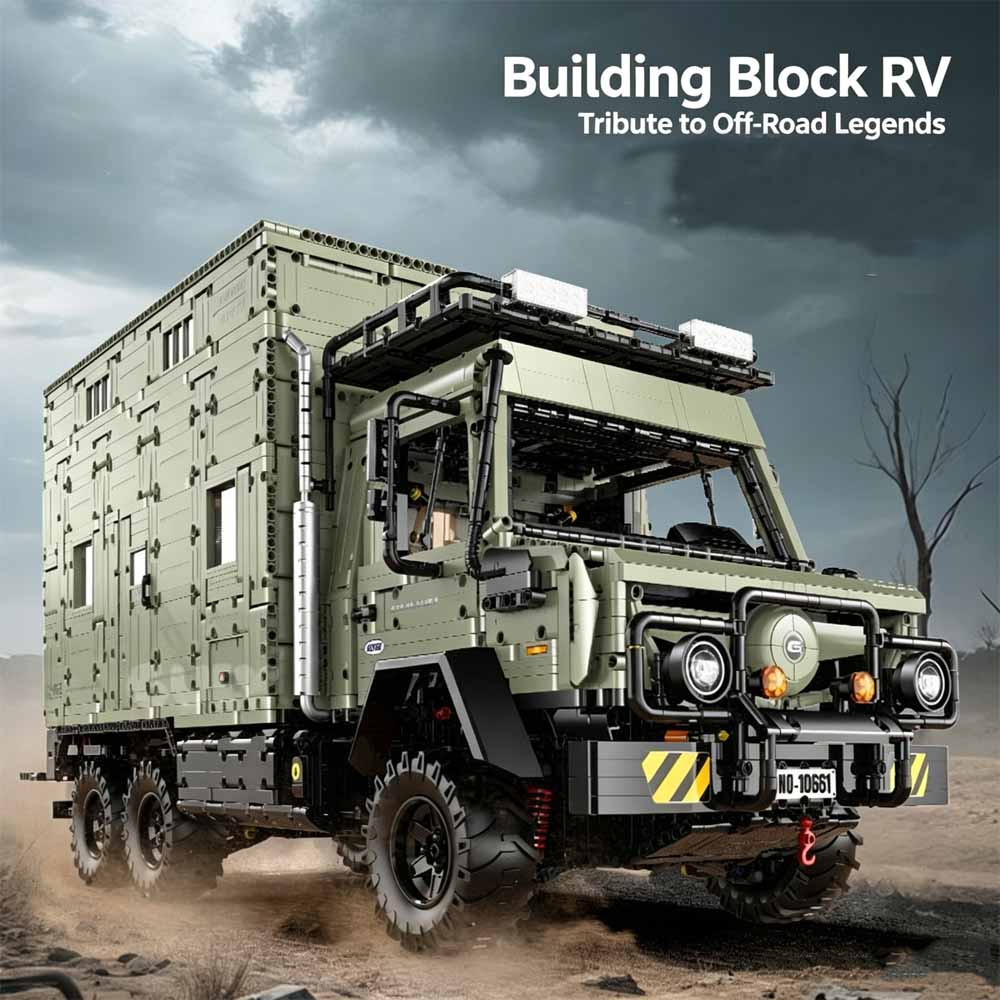 MOC 1:8 สเกล 6x6 รถบรรทุกออฟโร - Heavy Equipment Truck บทวิจารณ์และราคา