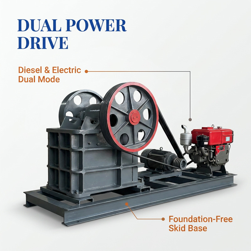 เครื่องบดกรามเคลื่อนที่แบบดีเซ - Heavy Equipment Electrical บทวิจารณ์และราคา