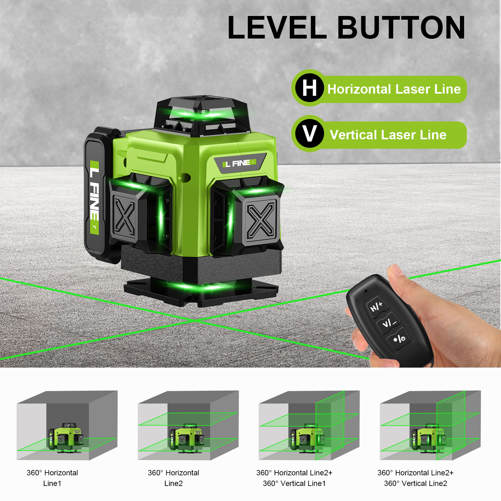 ระดับเลเซอร์ปรับระดับตัวเองแนว - Laser Level Rotary บทวิจารณ์และราคา